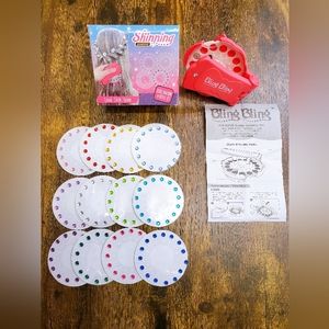 Shining Bling Bling Hair Styling Gem Stapler Set Toy